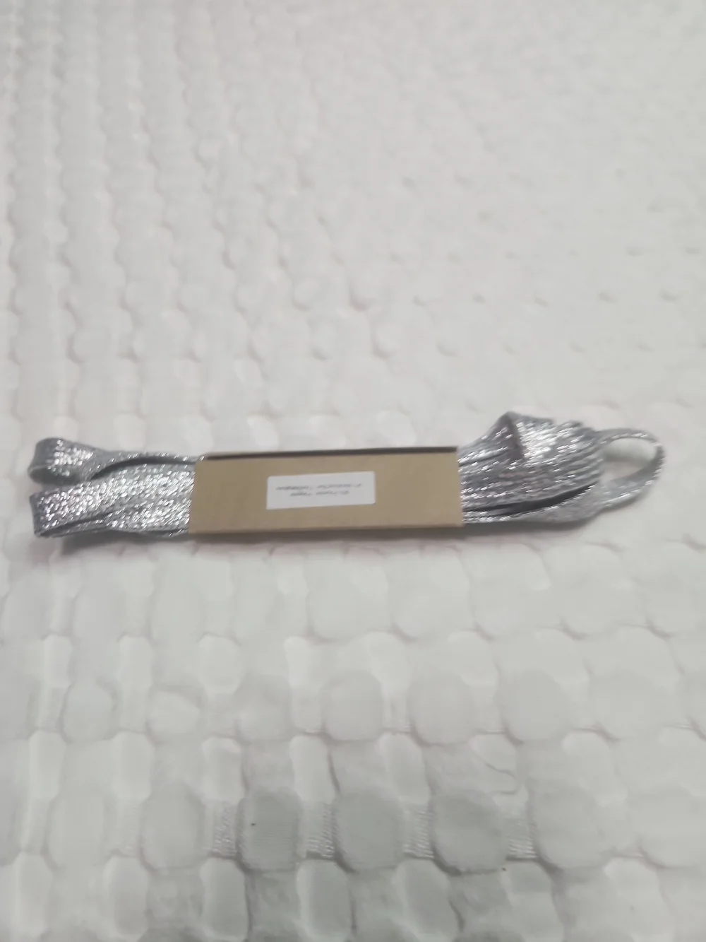 Madewell Metallic Silver Sneaker Laces